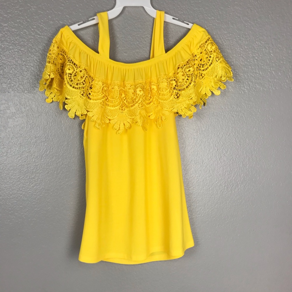 Yellow Blum blouse